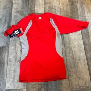 NWT Russell Athletic Performance Training‎ Compression Shirt Men's Medium Red